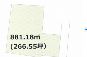 宮崎市大字跡江、土地の間取り画像です