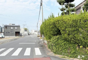 宮崎市前原町、土地の画像です