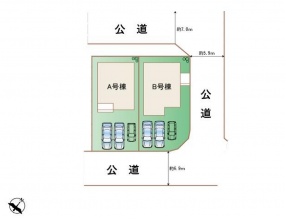 宮崎市清武町、新築一戸建ての画像です