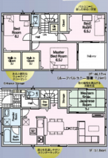 宮崎市大字本郷南方、新築一戸建ての間取り画像です