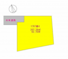 宮崎市東大宮、土地の間取り画像です