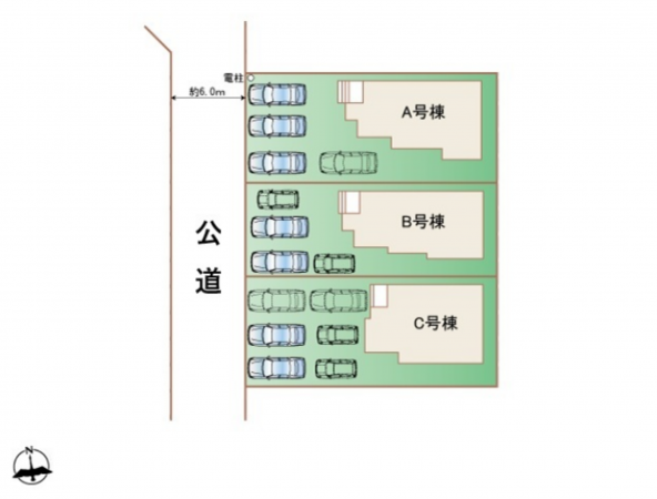 宮崎市稗原町、新築一戸建ての画像です