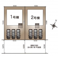 宮崎市佐土原町、新築一戸建ての画像です