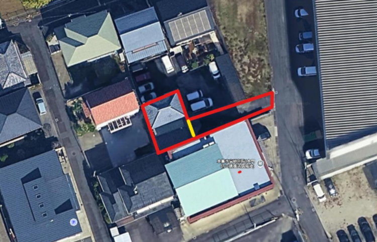 宮崎市江平東町、土地の画像です