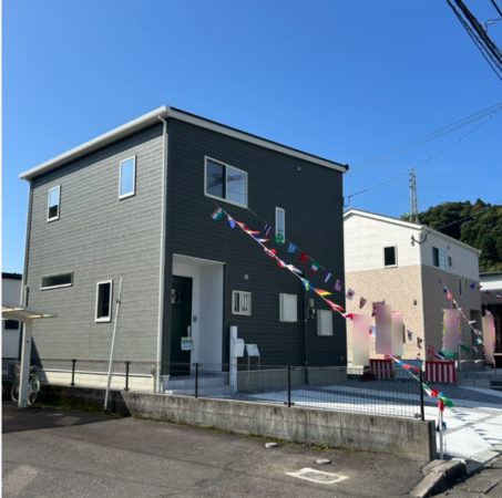 宮崎市佐土原町、新築一戸建ての外観画像です