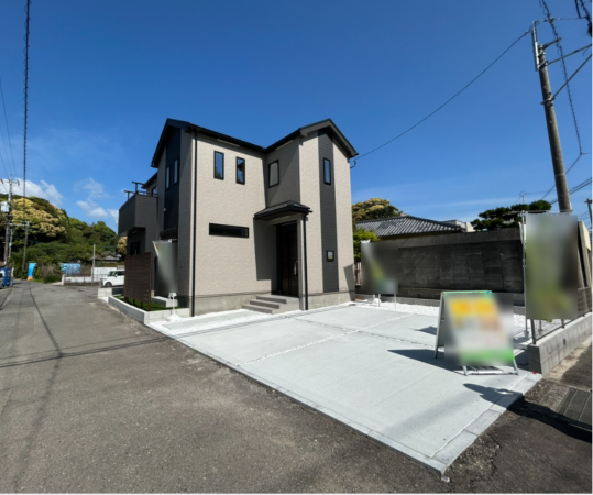 宮崎市大字芳士、新築一戸建ての外観画像です
