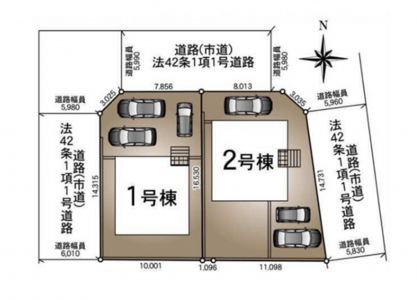 宮崎市佐土原町、新築一戸建ての画像です