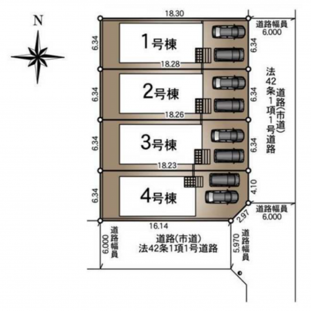 宮崎市宮崎駅東、新築一戸建ての画像です