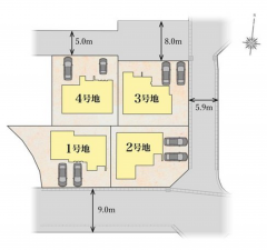 宮崎市清武町、新築一戸建ての画像です