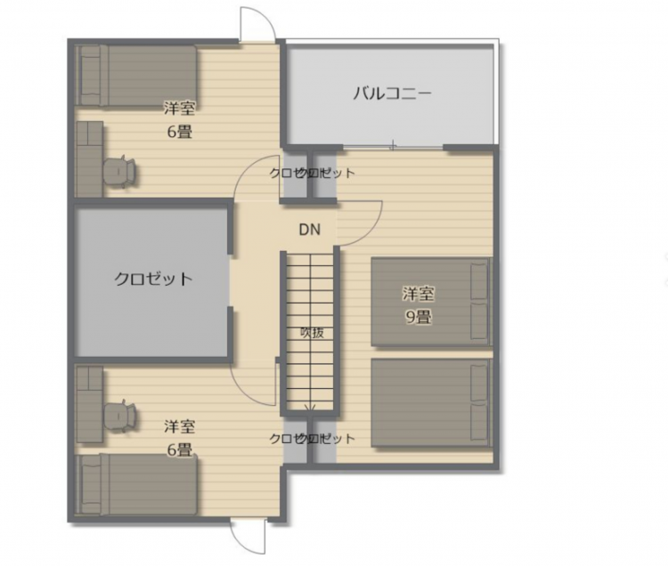 宮崎市大字芳士、新築一戸建ての画像です