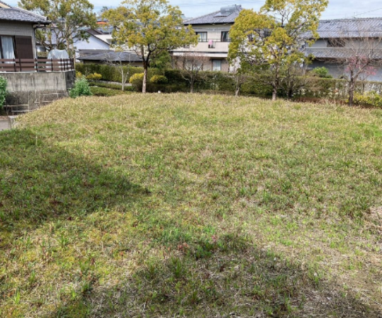 宮崎市花山手西、土地の画像です