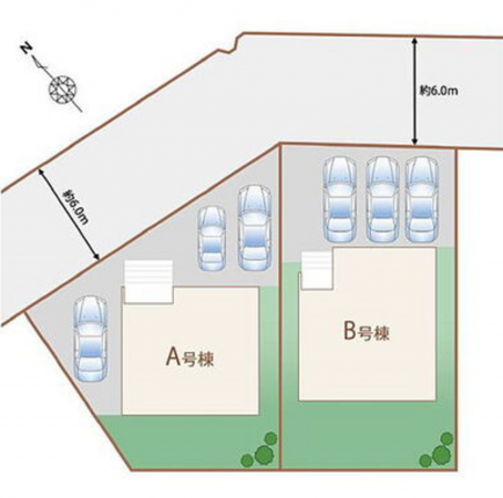 宮崎市大塚台東、新築一戸建ての画像です