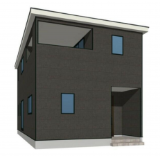 宮崎市恒久、新築一戸建ての外観画像です