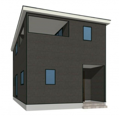 宮崎市恒久、新築一戸建ての外観画像です