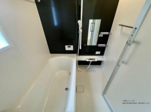 宮崎市恒久、新築一戸建ての風呂画像です