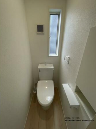 宮崎市恒久、新築一戸建てのトイレ画像です