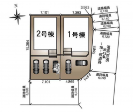 宮崎市大字小松、新築一戸建ての画像です