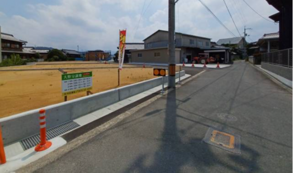 三豊市山本町大野、土地の外観画像です