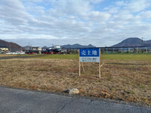 三豊市高瀬町新名、土地の外観画像です