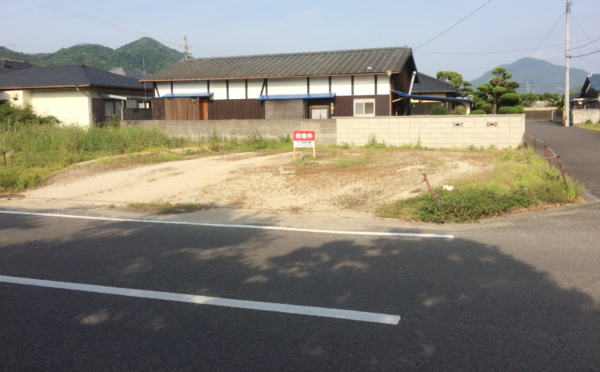 三豊市詫間町松崎、土地の外観画像です