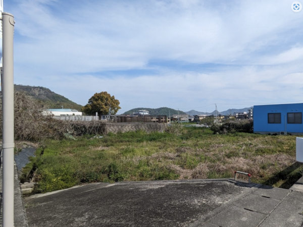三豊市高瀬町下勝間、土地の外観画像です