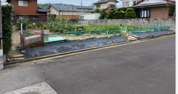 三豊市詫間町松崎、土地の外観画像です
