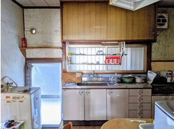 三豊市詫間町松崎、中古一戸建てのキッチン画像です