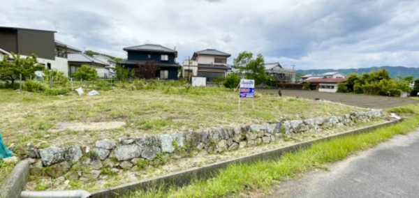 三豊市高瀬町下勝間、土地の外観画像です