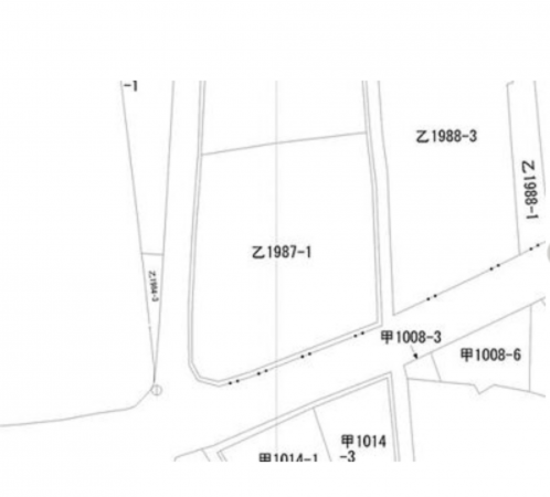三豊市三野町吉津、土地の間取り画像です