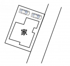 三豊市高瀬町下勝間、中古一戸建ての間取り画像です