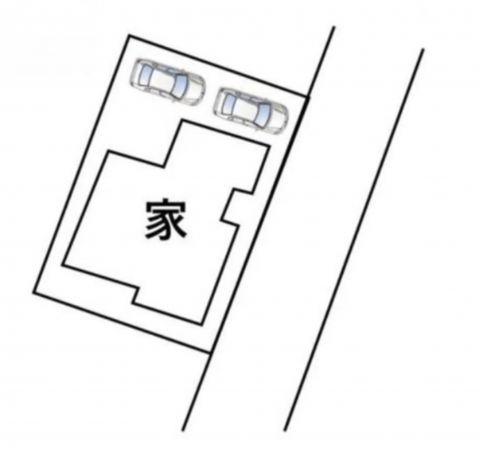 三豊市高瀬町下勝間、中古一戸建ての間取り画像です