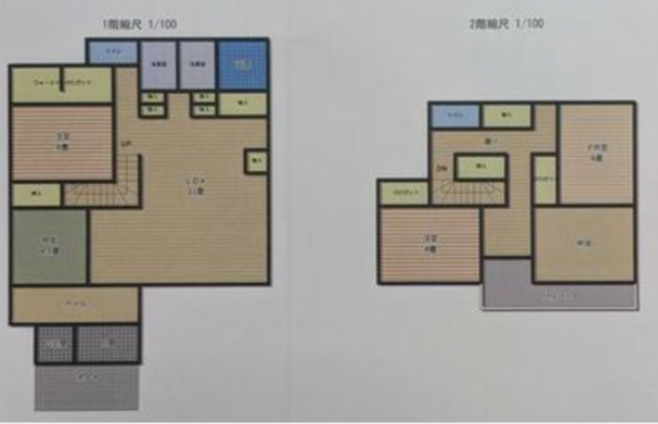 三豊市高瀬町下勝間、中古一戸建ての間取り画像です
