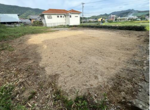 三豊市高瀬町下麻、土地の外観画像です