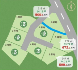三豊市豊中町本山甲、土地の間取り画像です