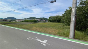 三豊市高瀬町比地、土地の外観画像です