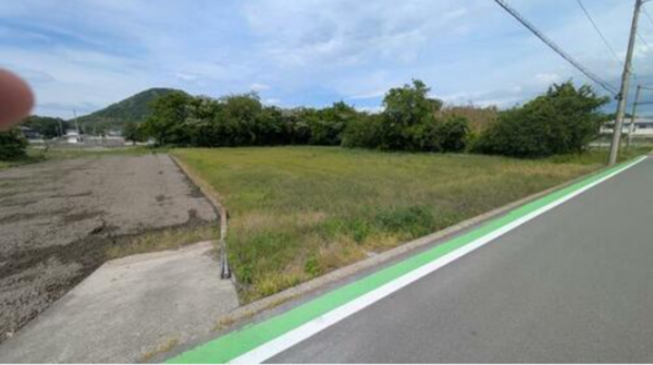 三豊市高瀬町比地、土地の外観画像です