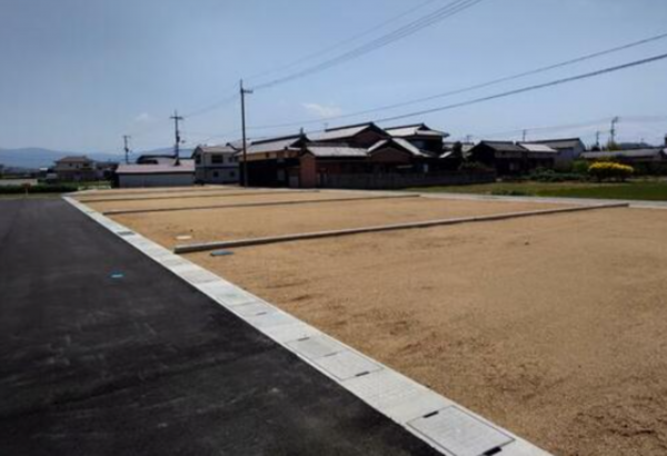 三豊市高瀬町新名、土地の外観画像です