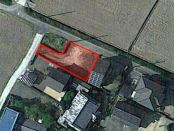 三豊市高瀬町下勝間、土地の外観画像です