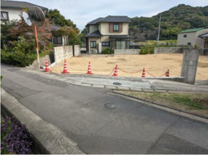 三豊市高瀬町比地、土地の外観画像です