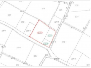 観音寺市粟井町、土地の間取り画像です