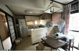 三豊市詫間町松崎、中古一戸建てのキッチン画像です