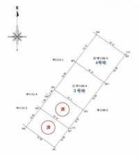 観音寺市柞田町、土地の間取り画像です