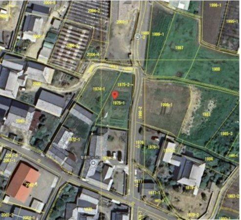 三豊市豊中町下高野、土地の間取り画像です