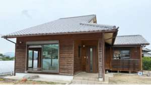三豊市高瀬町下勝間、中古一戸建ての外観画像です