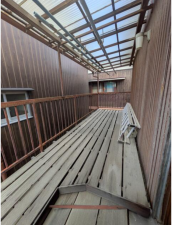 観音寺市港町、中古一戸建てのバルコニー画像です