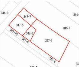 三豊市高瀬町羽方、中古一戸建ての間取り画像です