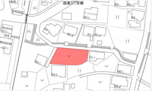 観音寺市豊浜町姫浜、土地の間取り画像です