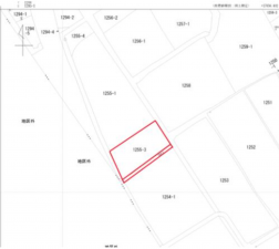 三豊市三野町下高瀬、土地の間取り画像です