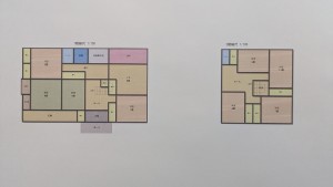 三豊市高瀬町上麻、中古一戸建ての間取り画像です