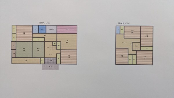 三豊市高瀬町上麻、中古一戸建ての間取り画像です